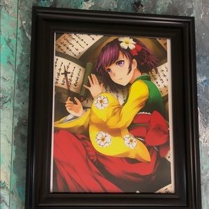 Anime framed print